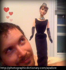 Man adores Audrey Hepburn