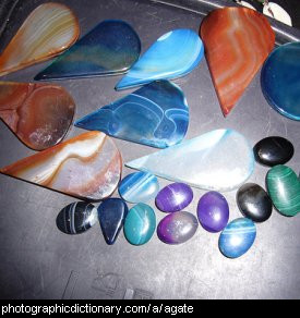 Photo of polished agate