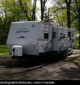 Photo of a caravan