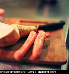 Photo of a chopping board