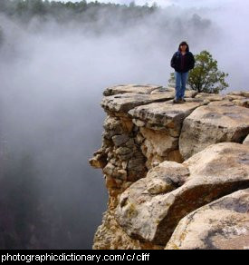 Photo of a cliff