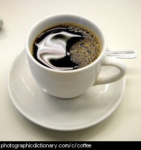 Photo of a cup of coffee