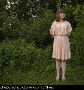 Photo of a girl wearing a dress