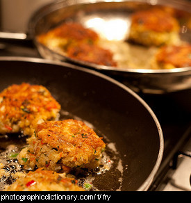 Photo of frying food