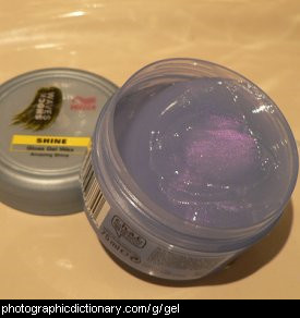 Photo of hair gel