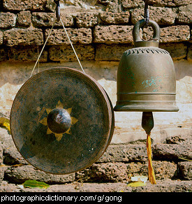 Photo of a gong