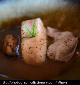 A hake dish.