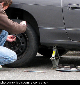 Photo of a car jack