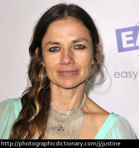 Actress Justine Bateman.