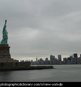 Photo of the Statue of Liberty