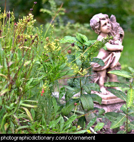 Photo of a garden ornament