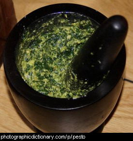 Photo of a pesto