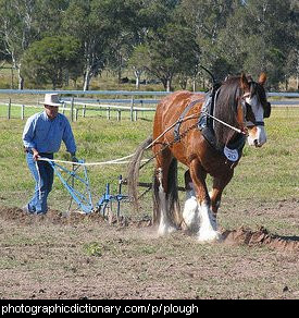 Photo of a field being ploughed