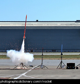 Photo of a rocket