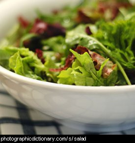 Photo of a salad