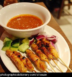 Photo of satay sauce