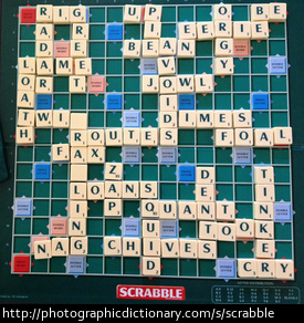 A game of scrabble.