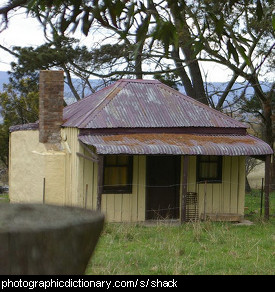 Photo of a shack