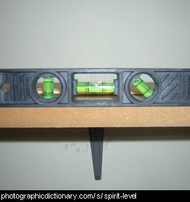 Photo of a spirit level