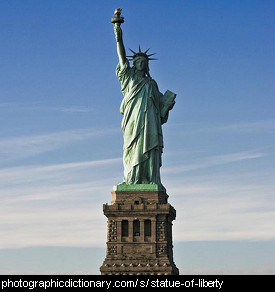 Photo of the Statue of Liberty