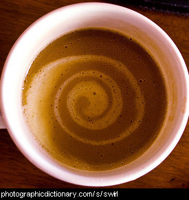 Photo of a swirl