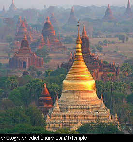 Photo of a temple