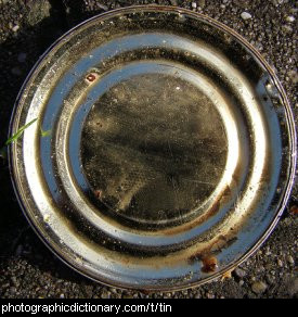 Photo of some tin