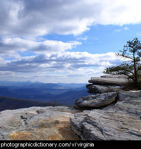 Photo of McAfee Knob, Virginia