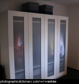 Photo of a wardrob