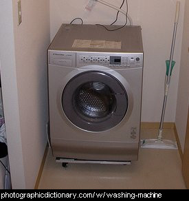 Photo of a washing machine