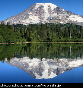 Photo of Mt Rainier, Washington