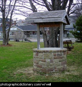 Photo of a stone well