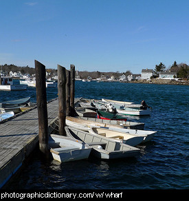 Photo of a wharf